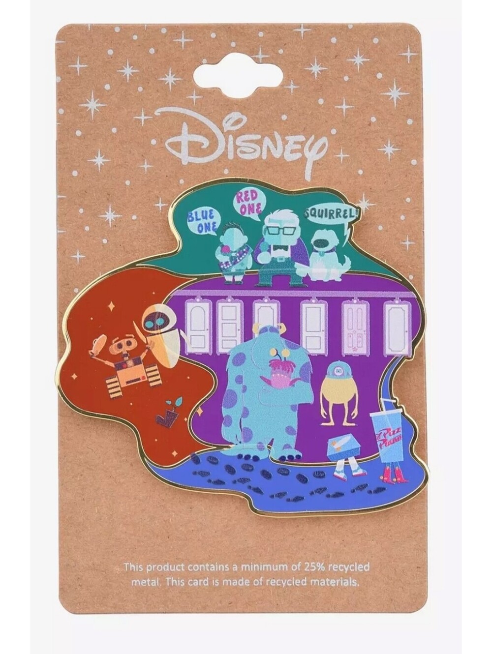 Disney Pixar Movies Collage Enamel Pin